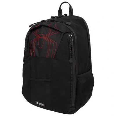 Element Spider-man Contrast Stitch Spider Backpack In Black