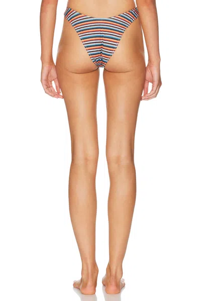 Heavy Manners High Cut Cheeky Bikini Bottom In Multi