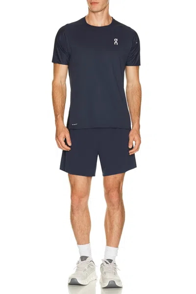On 5 Performance Shorts In Blue
