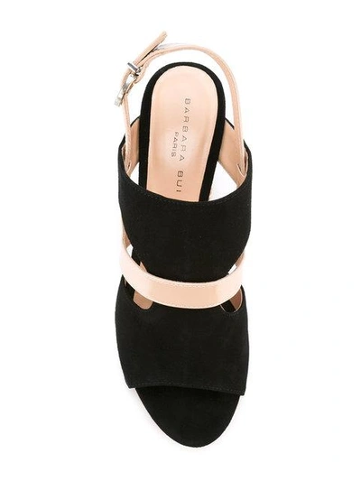 Shop Barbara Bui Cut-out Detail Sling-back Sandals In 10 Black
