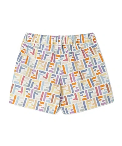 Fendi Belt-loop Shorts In Multi