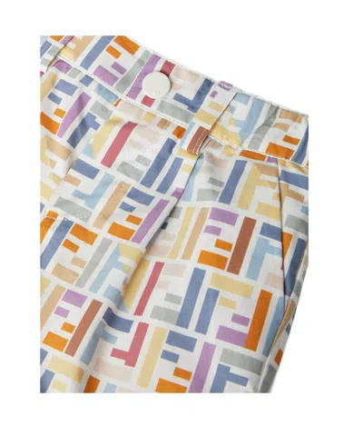 Fendi Belt-loop Shorts In Multi
