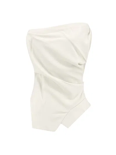 Rohe Draped Asymmetric Top In White