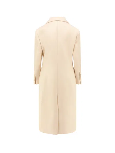 Rohe Double-breasted Coat In Neutral