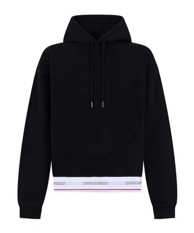 Dsquared2 Dsquared Oversized Cotton Sweatshirt In Black