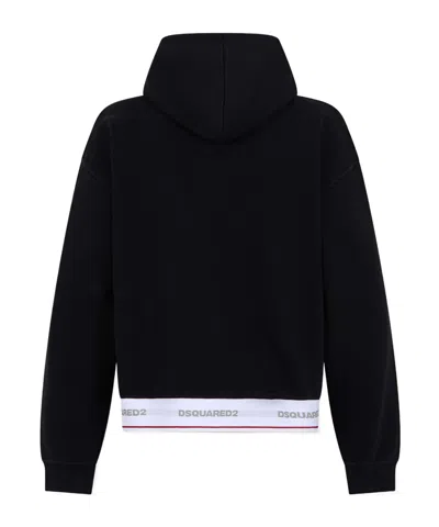 Dsquared2 Dsquared Oversized Cotton Sweatshirt In Black