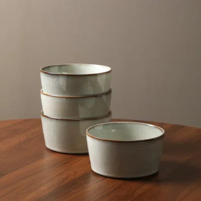Stone Lain Cairo Stoneware 24-piece Dinnerware Set In Grey