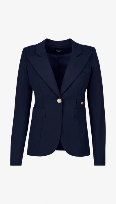 Smythe Duchess Single-breasted Blazer In Blue