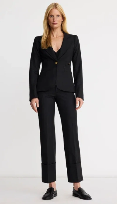 Smythe Full Back Duchess Blazer In Black