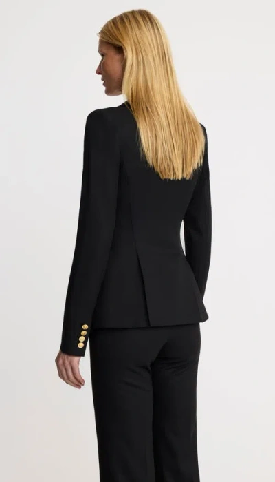 Smythe Full Back Duchess Blazer In Black