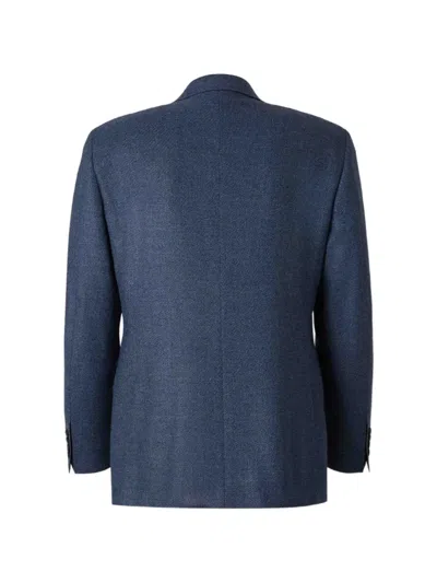 Canali Single-breasted Blazer In Blue