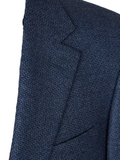 Canali Single-breasted Blazer In Blue