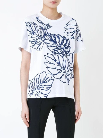 Shop Moncler - Embroidered T