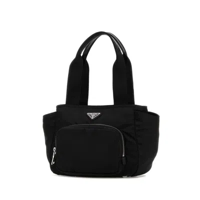 Prada Renylon Tote Bag Rectangular Top Handles