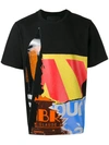 Juunj Multi-print T-shirt In Black