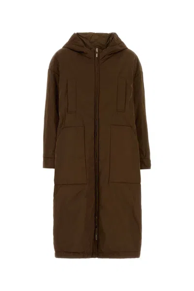 Mm The Cube Reversible Bosco Polyester Jacket In Brown