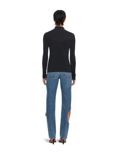 Off-white Meteor Denim Pants In Light Medium Blue Light Medium Blue