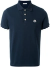 Moncler Klassisches Poloshirt In Blue