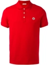 Moncler Classic Polo Shirt In Red