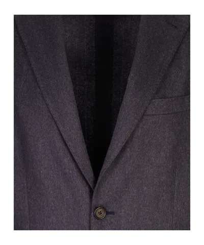 Corneliani Long-sleeve Blazer In Black