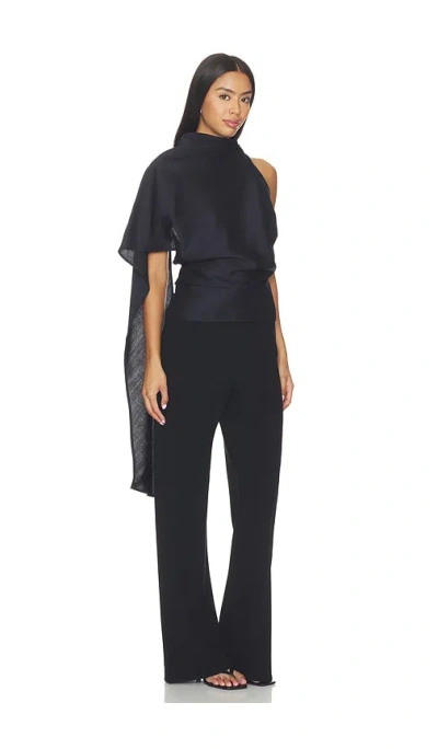 Rohe Draped Open Back Top In Night