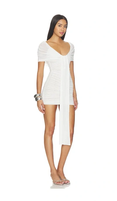 Ser.o.ya Winslow Mesh Dress In Eggshell