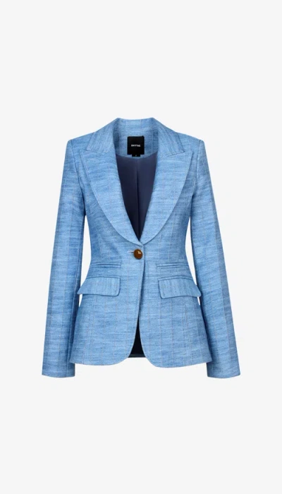 Smythe Denim Hutton Blazer In Blue