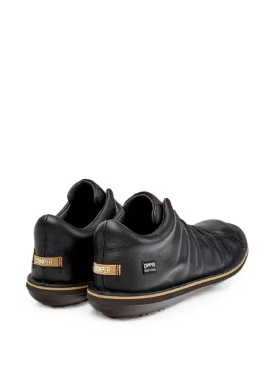 Camper Beetle Leather Sneakers In Black