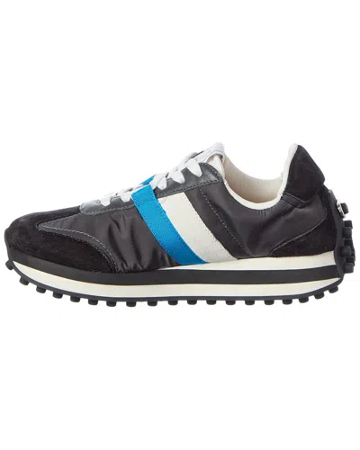 Ferragamo Side-stripe Low-top Sneakers In Grey