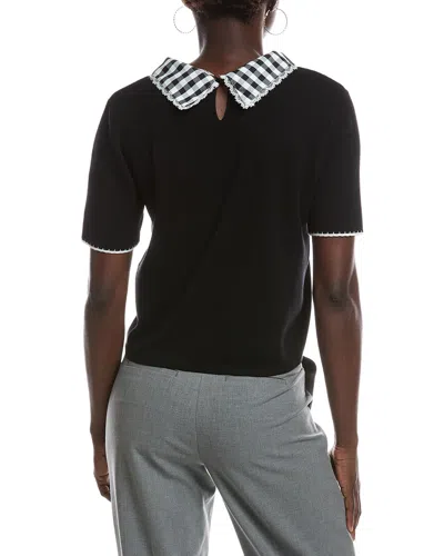 Nanette Lepore Collared Top In Black