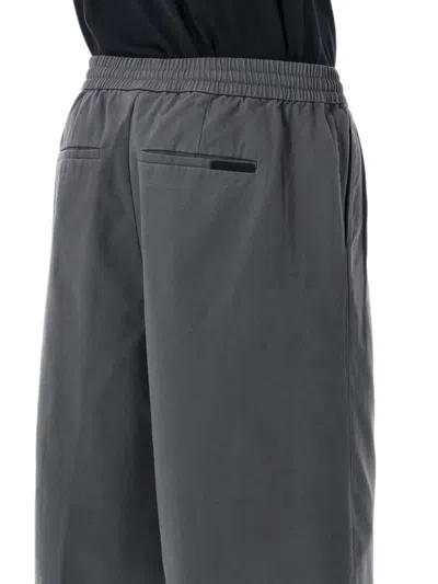 Essentials Drawstring Bermuda Shorts In Gray