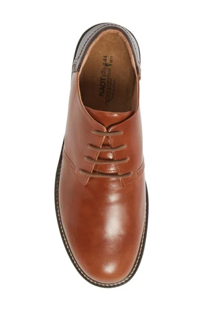 Naot Plain Toe Derby In Brown