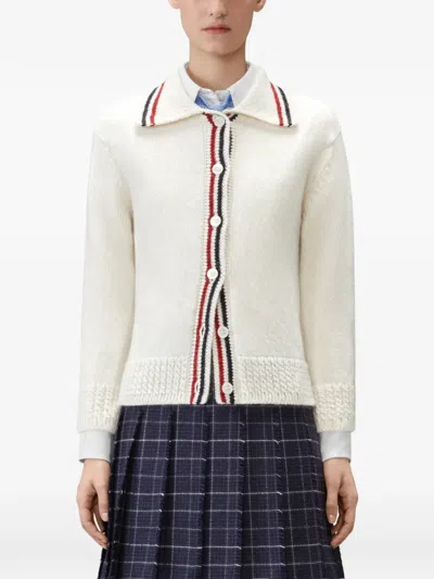 Thom Browne Button-up Cardigan In Multi