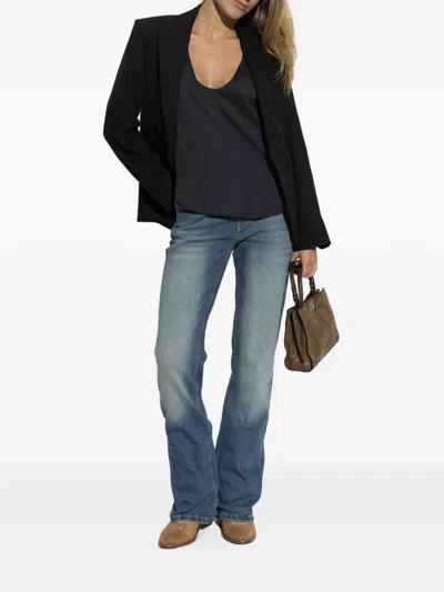 Zadig & Voltaire Womens Light Blue Eclipse Bootcut Denim Jeans In Blue