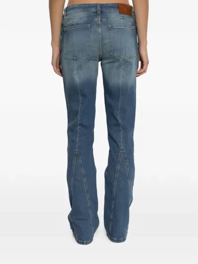 Zadig & Voltaire Womens Light Blue Eclipse Bootcut Denim Jeans In Blue