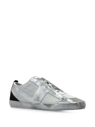 Diesel S-slante-d Low Sneakers In Silver