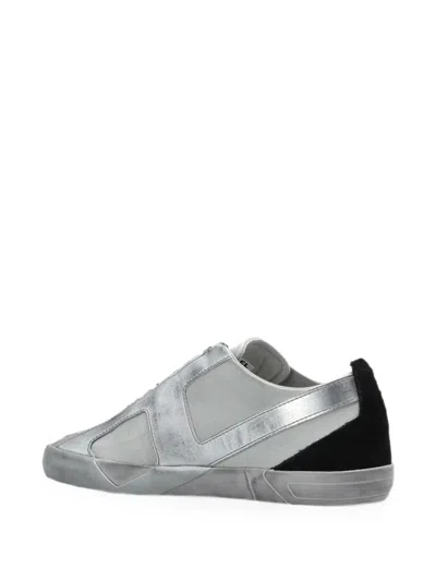 Diesel S-slante-d Low Sneakers In Silver