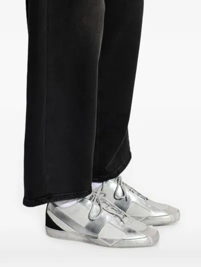 Diesel S-slante-d Low Sneakers In Silver