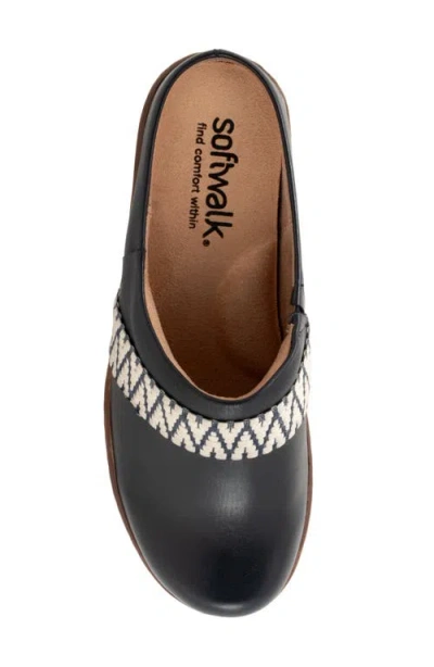 Softwalk ® Marion Platform Clog In Black