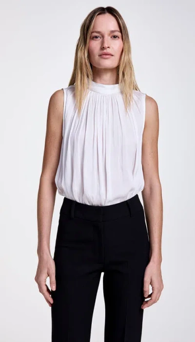 Smythe Gathered Shell Top In White