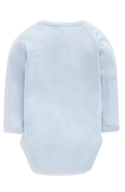 Mini Boden 5-pack Assorted Long Sleeve Cotton Pointelle Bodysuits In Multi