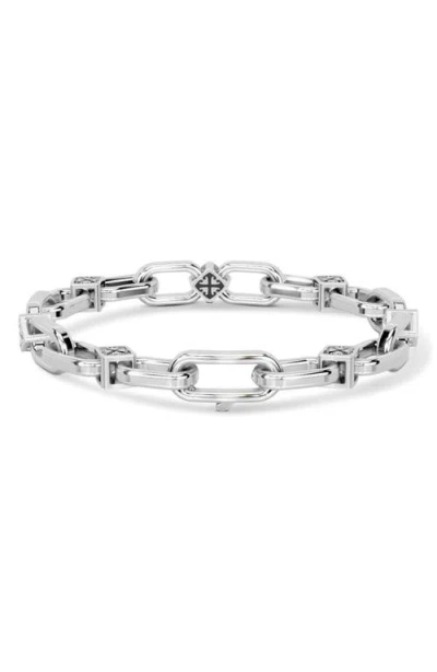 Off-white Arrow Link Bracelet In Silver