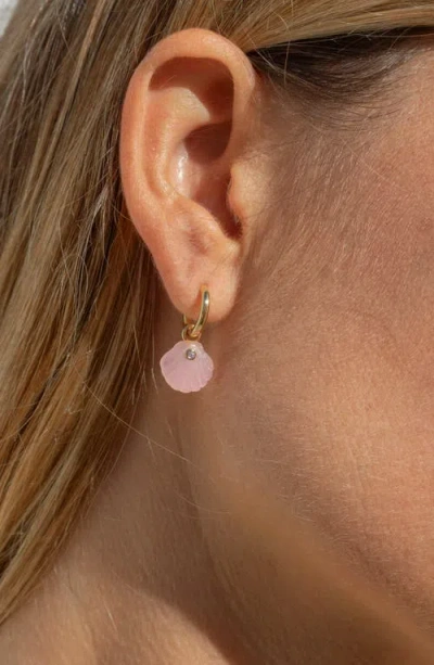 Thatch Coquille Drop Earrings In Multi