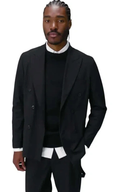 Fabletics The Don Double Breasted Blazer In Black