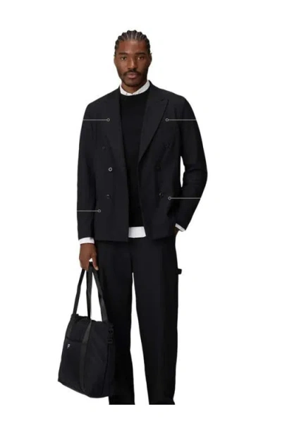 Fabletics The Don Double Breasted Blazer In Black