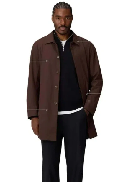 Fabletics The Don Overcoat In Brown