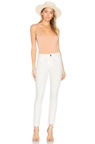 Shop Dl1961 Farrow Ankle Skinny In Eggshell