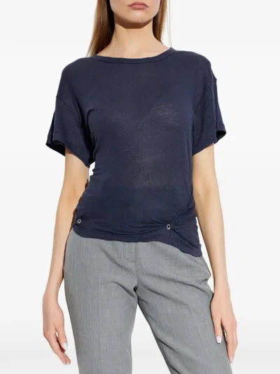Iro Wrap-style T-shirt In Blue