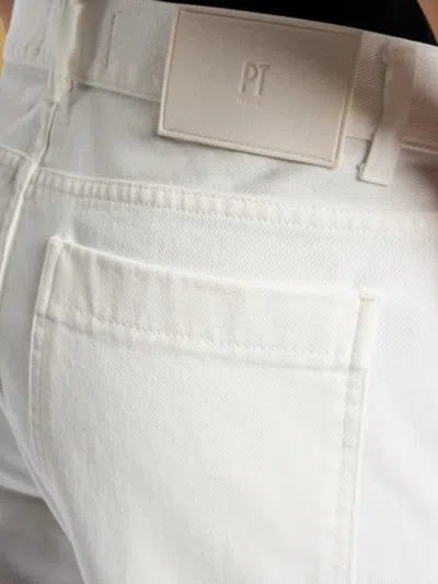 Pt Torino Patch-pocket Jeans In White