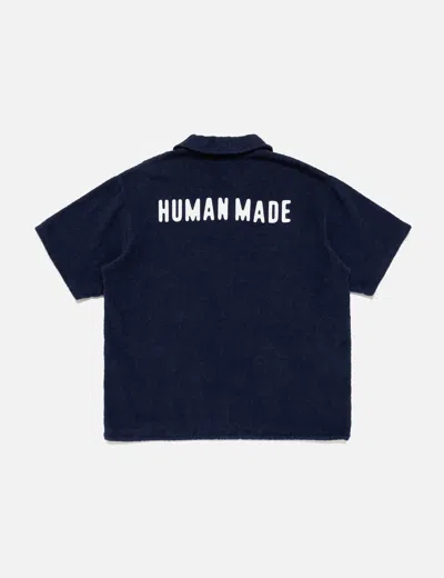 Human Made Pile Pullover Shirt In Blue/蓝色/藍色/블루/ブルー